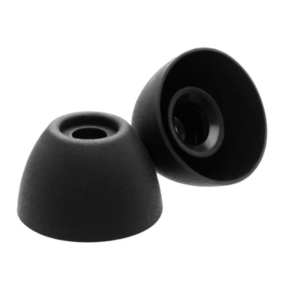 Klowcok Replacement Ear Tips for Raycon Everyday/Fitness/Impact Earbuds | Soft Silicone Eartips, 12 Pairs (S/M/L) Black
