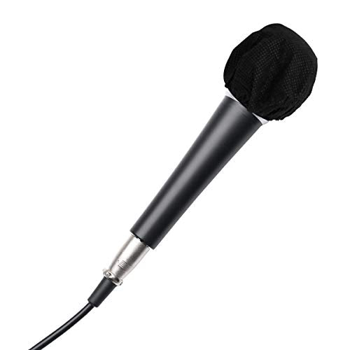 HamiltonBuhl X19MMPBKC HygenX Sanitary Disposable Microphone Covers -, Master Carton 12 Boxes of 100, Black