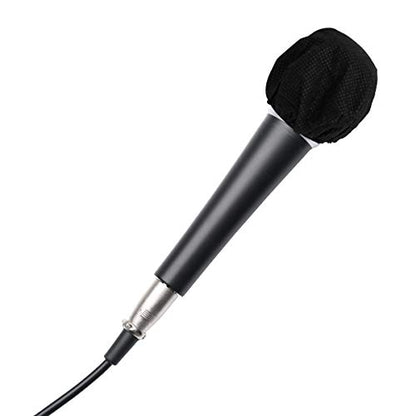 HamiltonBuhl X19MMPBKC HygenX Sanitary Disposable Microphone Covers -, Master Carton 12 Boxes of 100, Black