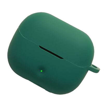Soft Silicone Case Cover Dedicated Earphone Case Secure Grip Easy Access Scratch Resistant Housing Skin Portable Earphone Pouch - color: green (dark green)