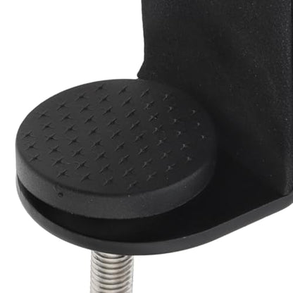Table Mount Clamp, Metal Mic Desk Clamp Holder, 3-in-1 Desk C-Clamp for Microphone Boom Arm Stand Holder, 0.47 inch/1.2cm Hole, Fits up to 2.76 inch/7cm Desktop Thickness