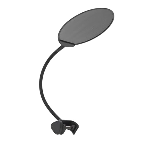 Tbest Microphone Dual Layer Wind Screen Aluminum Alloy