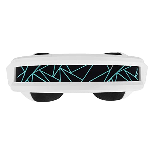 Geekria Mesh Fabric Headband Pad Compatible with Logitech G733, G335, G535 Headphones, Replacement Band Repair Part (Black/Mint Green) - color: Black / Mint Green