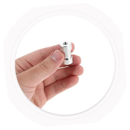 Tripod Accessories Thread Adapter Screw Set for Microphone and Camera Tripod Mounts Lightweight Aluminum Alloy Withstands Rigorous Use Suitable for Indoor Photography and Travel