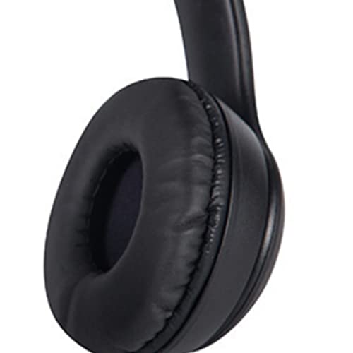 Pongnas Foldable Over Ear Gaming Headphones with Stereo Sound Lightweight Comfort Design Noise Isolating Ear Cups Mic Monitoring RGB Lighting Fit for PC Laptop