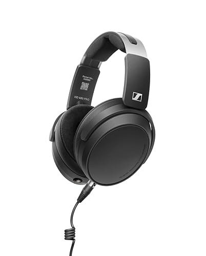 HD 480 PRO Plus Professional Closed-Back Studio Headphones, Black