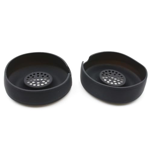Silicone Ear Pad Covers for Beats Solo 4 Wireless Headphones - Black - color: Black