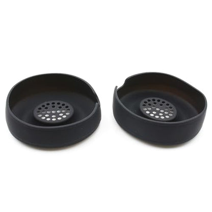 Silicone Ear Pad Covers for Beats Solo 4 Wireless Headphones - Black - color: Black