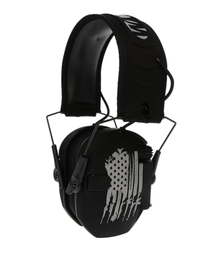 Walker's Razor Slim Electronic Muff - color: Flag, size: One Size