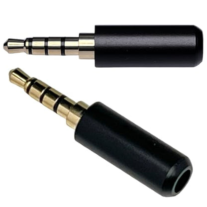 3.5mm TRRS 4-Pole Stereo Male Solder Plug, 10 Pack