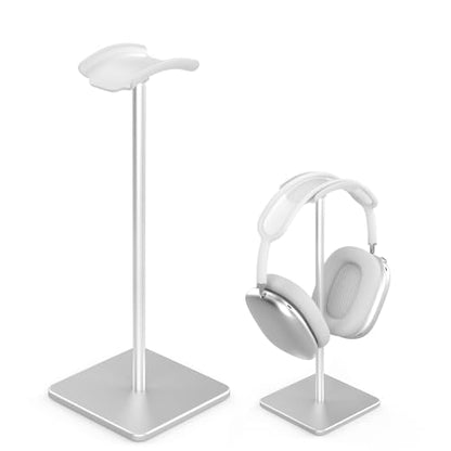 Headphone Stand for Desk - Headset Stand (White) | headphone holder with Aluminum Hanger, headphone holder for AirPods Max, Sony, Bose, Beats and More - color: White