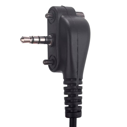 VX-261 Covert Acoustic Tube Earpiece Headset for Motorola Vertex Standard Radio EVX-261 VX-231 EVX-531 EVX-534 VX-180 VX-298 VX-350 VX-351 Radio Walkie Talkie with PTT Mic,2 Pack