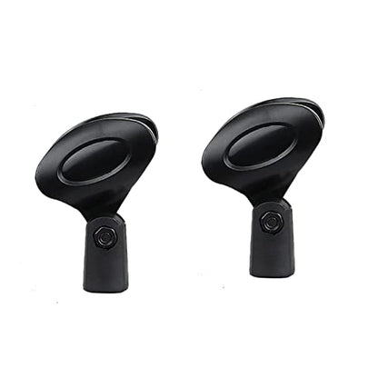 LGEGE Microphone Clips for Stands,Universal Wireless Mic Clip Holder with 5/8 to 3/8 Microphone Adapter,Knob Adjustable 180 DegreeS (U 2Pcs) (W214) - color: U 2Pcs
