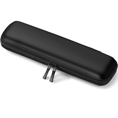 Mudder Hard Shell Slim Pencil Case Small Pen Bag Stylus Case Holder EVA Waterproof Pocket Protectors Organizer for Fountain Pen Headphones Traveller Adults(Black) - color: Black