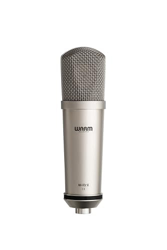 Warm Audio WA-87jr SE Large-Diaphragm Cardioid Condenser Microphone, Studio-Grade Sound for Vocals, Instruments, Podcasts, Nickel - color: Nickel