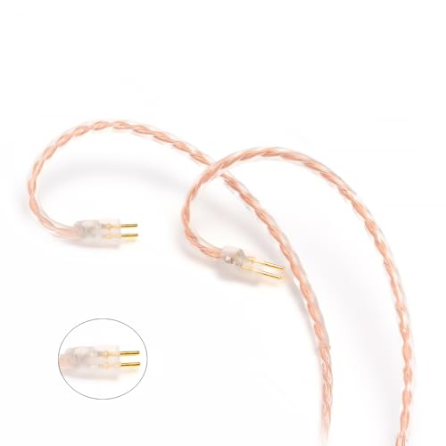 IEM Earphone Cable, OCC Copper 2-Pin 0.78mm, MMCX 3.5mm Plug, 1.25m (1, 0.78-3.5mm) - color: 0.78-3.5mm
