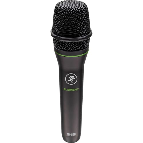 Mackie EM-Series, Dynamic Vocal Microphone (EM-89D) | Cardioid polar pattern with XLR connector and mic clip for vocals, instruments and live sound - size: XLR, style: Dynamic Vocal