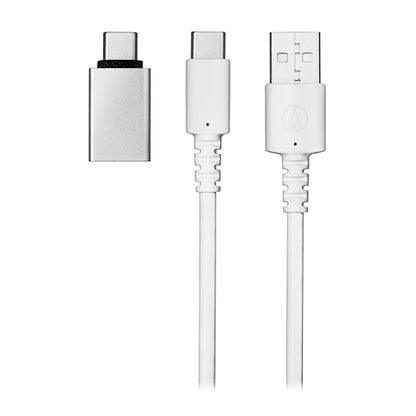 Audio-Technica AT-UMX3 USB Desktop Audio Mixer, White - color: White