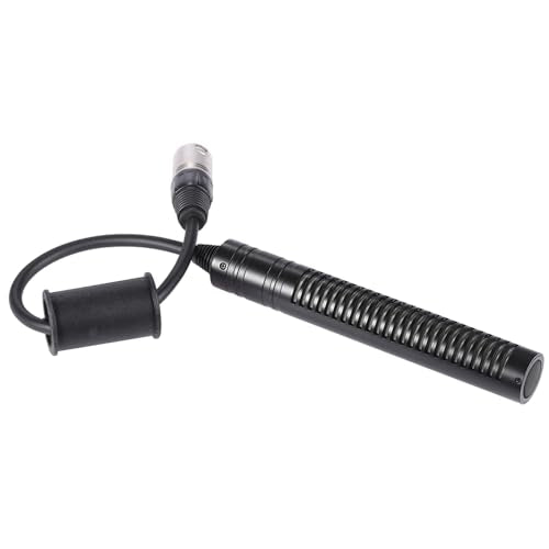 Andoer Video Recording Interview Photography Stereo Condenser Unidirectional Microphone Mic for Sony Panosonic Camcorders-XLR Interface