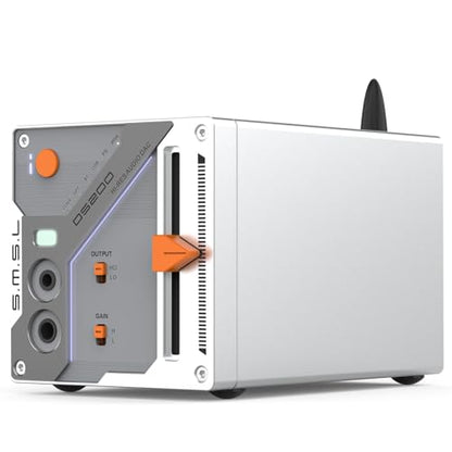 SMSL DS200 Headphone Amp DAC Bluetooth 5.1 Dual CS43131 Chip DAC Amp 3.5mm/4.4mm Balanced HP MQA/MQA-CD Full Decoder XMOS XU-316 32bit/768kHz DSD256 USB/BT/Optical/Coaxial Input for PC Home Audio DAC | Bluetooth 5.1 MQA MQA-CD 3.5mm&4.4mm Balanced HP 32bi