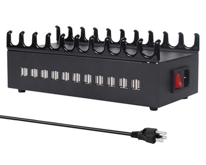 300W USB Charging Station, 22-Port Desktop Fast Charger Station for Multiple Devices, Organizer Charging Dock with Intelligent Protection for iPhone, iPad, Tablets and More