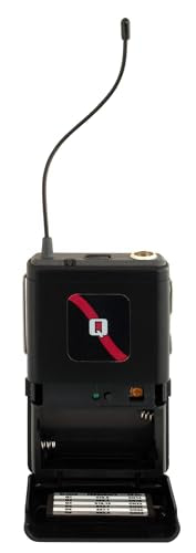VOCOPRO Digital-Quad-B-500 Four Channel UHF Wireless Mic System Configured with Clip-on Bodypacks to use Headset andLapel Microphones - DIGQUADB500