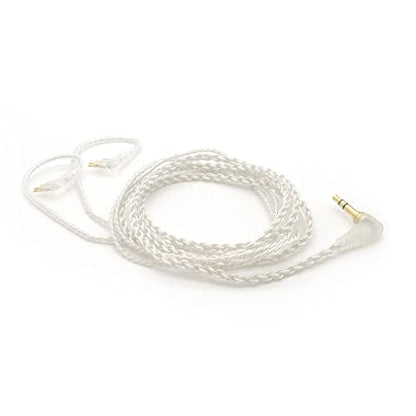 CTM Standard Clear Cable, HiFi Audio 2 Pin Connector Standard 50' Inch Clear Cable, HiFi Audio 2 Pin Connector - style: CTM Standard 50' Inch Clear Cable, HiFi Audio 2 Pin Connector