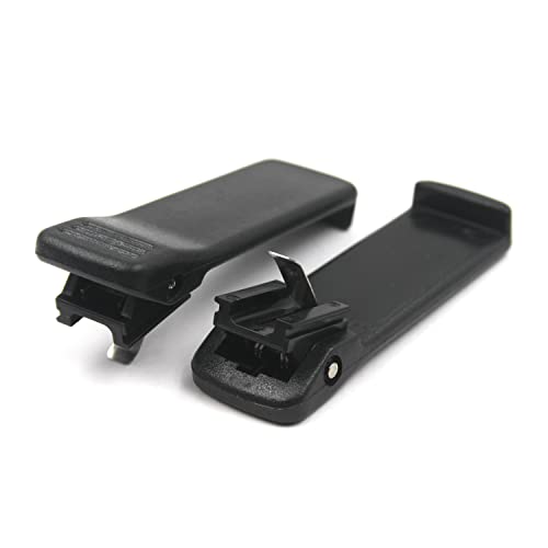 10-Pack HLN8255 Belt Clip for Motorola CP200 CP200D EP450 PR400 | Durable ABS waist clip for secure battery attachment and easy radio carry