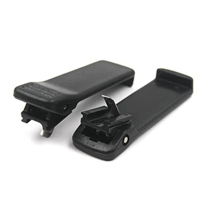 10-Pack HLN8255 Belt Clip for Motorola CP200 CP200D EP450 PR400 | Durable ABS waist clip for secure battery attachment and easy radio carry
