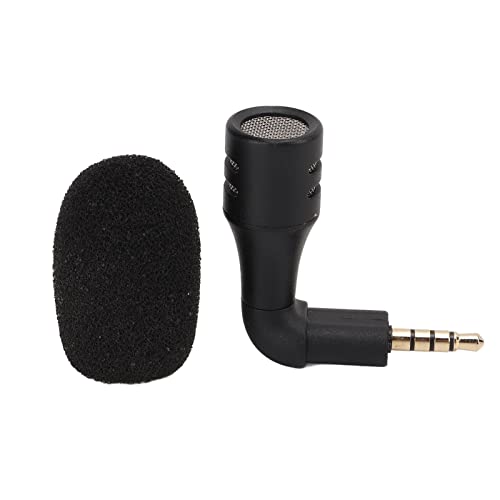 Mini Directional 3.5mm Jack Microphone - 360° Surround Audio, Portable Compact Size, High Sensitivity, Plug & Play for Smartphones & Tablets