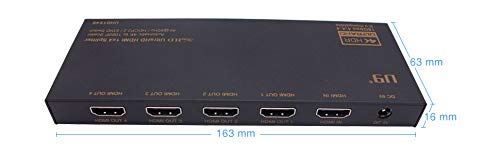 U9 ViewHD 1 in 4 Out HDMI 2.0 18Gbps 1x4 Splitter with Automatic 4K to 1080P Downscaler / 4K@60Hz / HDR and Dloby Vision/HDCP 2.2 to HDCP 1.4 Converter/Model: UHD1X4S - color: 1x4 | 4K to1080P Auto Scaler, size: v2.0 | 4K@60Hz
