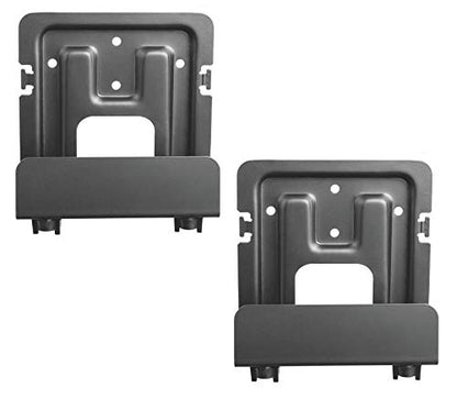 Mount Plus MP-APM-06-01 2 Pack Streaming Media Player Wall Mounting Bracket for Most Small Devices Up to 11 lbs. - Apple TV, Roku, Fire TV, Sonos Port (2 Pack Narrow) - size: 2 Pack Narrow