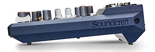 Soundcraft Notepad-12FX Small-format Analog Mixing Console with USB I/O and Lexicon Effects | 12-channel analog mixer with USB interface and Lexicon effects for musicians, podcasters and audio engineers - size: 12-channel mixer
