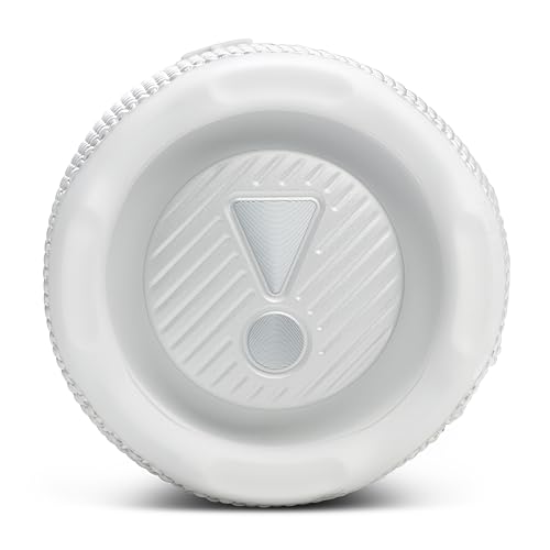 JBL Flip 7 Portable Bluetooth Speaker, Waterproof and Drop-Proof - White | Up To 16 Hours Playtime, IP68 Dustproof Build, Clip-On Loop, USB C Lossless Audio, Links With Other Speakers For Outdoor Use - color: White