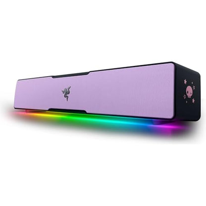 Razer Leviathan V2 X, PC Soundbar, Full-Range Drivers, Kuromi Edition | Compact Design, Chroma RGB, USB-C, Bluetooth 5.0, for PC, Laptop, Smartphones, Tablets & Nintendo Switch - color: Kuromi Edition, size: V2 X