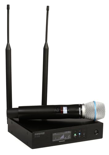Shure QLXD24/B87A Handheld Wireless System with BETA 87A Vocal Microphone, G50 (QLXD24/B87A-G50) - style: Full System