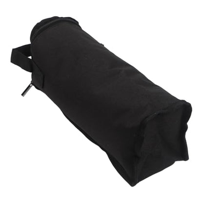 Nylon Storage Bag for Beach Portable Mixer, Splash-Proof Protective Case with Handle, for Compact Travel Pouch for Small Blenders 12.5x4.7x3.9 Inch, Black