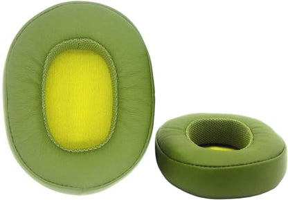 Replacement Ear Pads Compatible with Skullcandy Crusher Wireless Green | for Skullcandy Crusher360/Hesh3/Hesh ANC/Hesh Evo/Venue ANC/Crusher Evo/Crusher ANC headphones Ear pads Earmuffs - color: Army green/leather