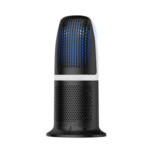 USB Condenser Microphone with Mute Volume Control for Recording and Streaming, Ideal for Console Users