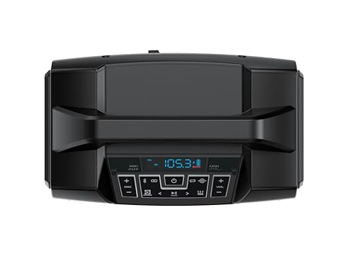 ION Sport Boom 60W Portable Bluetooth Outdoor Speaker | Water Resistant, Radio, Karaoke Mic, USB Charging, Stereo Linking, Bass Boost and App Control, for Parties and Outdoor Events - style: Sport Boom
