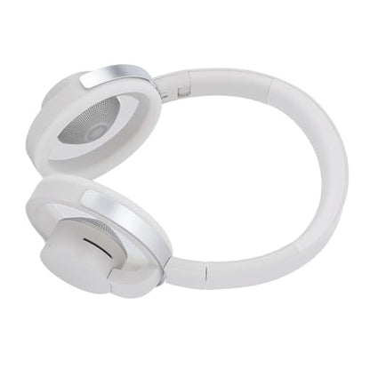 Over Ear Open Back Headphones, Dual Device Pairing Wireless BT Gaming Headset with Microphones, Adjustable Slider Breathable Lightweight, Ideal for Music & Gaming