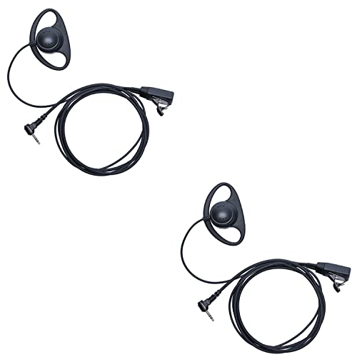 D-Shape Earpiece 2-Pack Compatible with MH230R MR350R T200