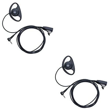 D-Shape Earpiece 2-Pack Compatible with MH230R MR350R T200