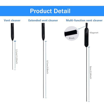 8 PCS Hearing Aid Cleaning Tools Hearing Equipment Cleaning Kits Cleaning Brush and Magnet with Case Multifunctional Earbuds Headphones Cleaning Accessories