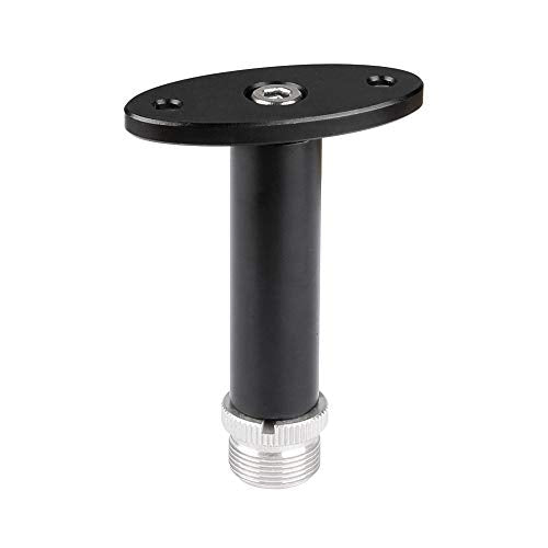 CAMVATE Wall Mount Bracket With 5/8"-27 Male Screw for Mic Microphone Mount - size: 5 x 6.5 x 2.2 cm