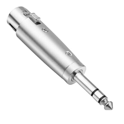 XLR Female to 1/4" TRS Adapter, Balanced XLR Female to 1/4 Inch TRS Stereo Jack Plug Cable Adapter - 2 Pack - style: 1/4 inch TRS Stereo Male to XLR Female Adapter