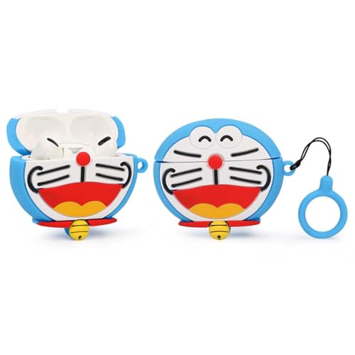 (3Pack+Cleaner Pen) Suublg Case for AirPods Pro 2nd/1st Generation Earbuds with Cleaning Pen Kits, Silicone Cute Cartoon Case Protective Shockproof Cover for AirPods Pro 1/2 - color: AM+GH+GH