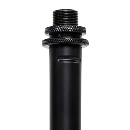 Shure by Gator Round Base Desktop Mic Stand with 6" Base (SH-DESKTOP1) | Designed to reduce movement and vibration, this simple mic stand is great for podcasts, live streams, or meetings.
