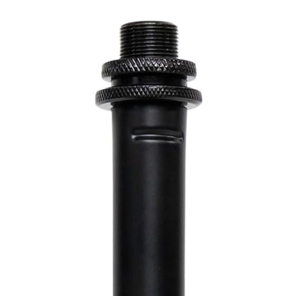Shure by Gator Round Base Desktop Mic Stand with 6" Base (SH-DESKTOP1) | Designed to reduce movement and vibration, this simple mic stand is great for podcasts, live streams, or meetings.