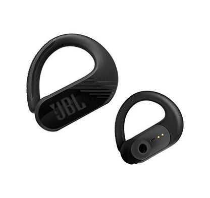 JBL Endurance Peak II - Waterproof True Wireless in-Ear Sport Headphones - Black, Small | JBL Pure Bass Sound, Up to 30 Hours of Playback 6 Hours in Buds24 hours in Case, IPX7 Sweatproof and Waterproof - color: Black